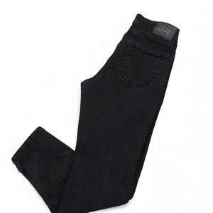 Izod Mens Jeans 30 X 30 Slim Black Dark Wash Stretch Cotton Skinny